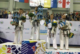 Azerbaijani karate fighter claims world title