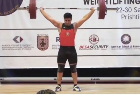 Azerbaijani weightlifter crowned European champion