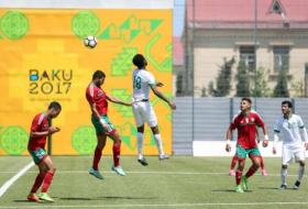 Moroccan team wins 1st football match of Baku 2017