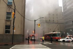 Blasts from transformer fire rock Toronto financial district