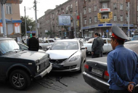 Traffic accident on Armenia