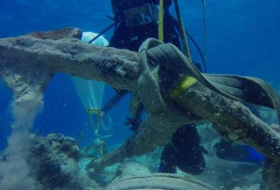 Experts discover 'Christopher Columbus' anchor at Caribbean shipwreck site