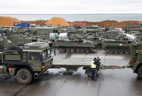 Over 100 NATO military vehicles arrive in Estonia as part of ‘biggest deployment since Cold War’
