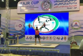 Azerbaijani weightlifters grab seven medals at International Fajr Cup