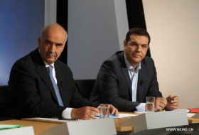 Greek political leaders cross swords in first debate ahead  elections