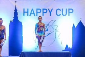 Azerbaijani gymnast wins 5 medals at Happy Cup in Belgium