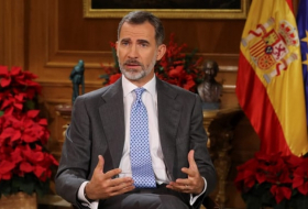 Spain's king attempts to calm Catalonia crisis in Christmas speech