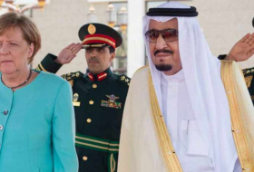 Germany's Merkel presses Saudi Arabia on refugees and rights