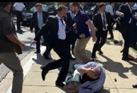 Two detained over brawl during Erdogan’s US visit: Police
