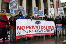 National Gallery Workers Go On Strike