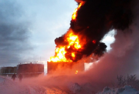Tank-trucks loaded with petrol catch fire in Kazakhstan