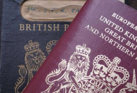 UK to switch from burgundy to blue passports to 'restore national identity'
