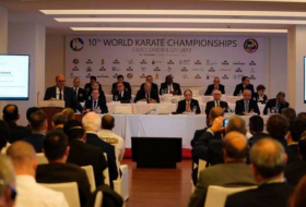 President of Azerbaijan National Karate Federation attends WKF Extraordinary Congress