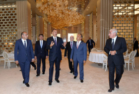 President Ilham Aliyev opens Heydar Aliyev Congress Center in Gabala