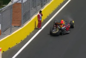 First accident of Formula - 1 - VIDEO