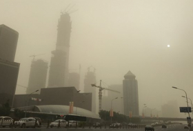 Beijing hit by new air pollution crisis as huge sandstorm blows in