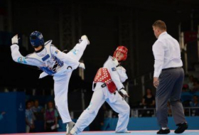 Azerbaijani taekwondo fighter in semifinals of Baku 2017