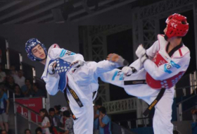 Azerbaijan’s taekwondo fighter wins silver at Baku 2017