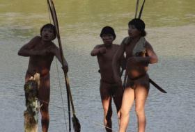 Rare footage: First contact made with isolated Amazon jungle tribe | No Comment, VIDEO