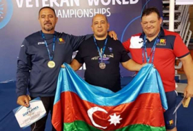 Azerbaijani veteran wrestlers win two world medals